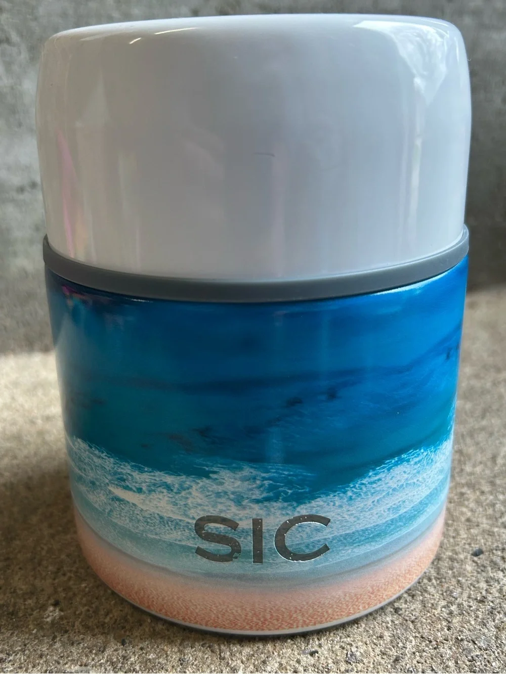 SIC Cup‎ Insulated Hot Cold Food Container Colorful School Office Lunch NWOT